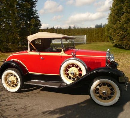 1931 Ford Model a Hotspot Side View - Vintage Rod Shop