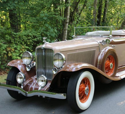 1932 auburn Front View - Vintage Rod Shop